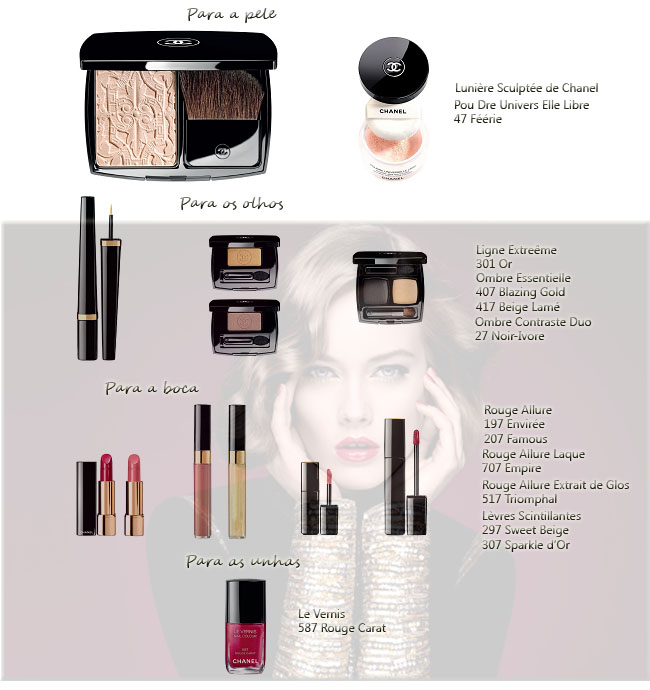 Chanel, maquiagem, maquiagem da Chanel, Coleção de maquiagem de Natal Chanel, esmaltes da Chanel, dica de presentes, dica de natal, Beleza, dica de beleza
